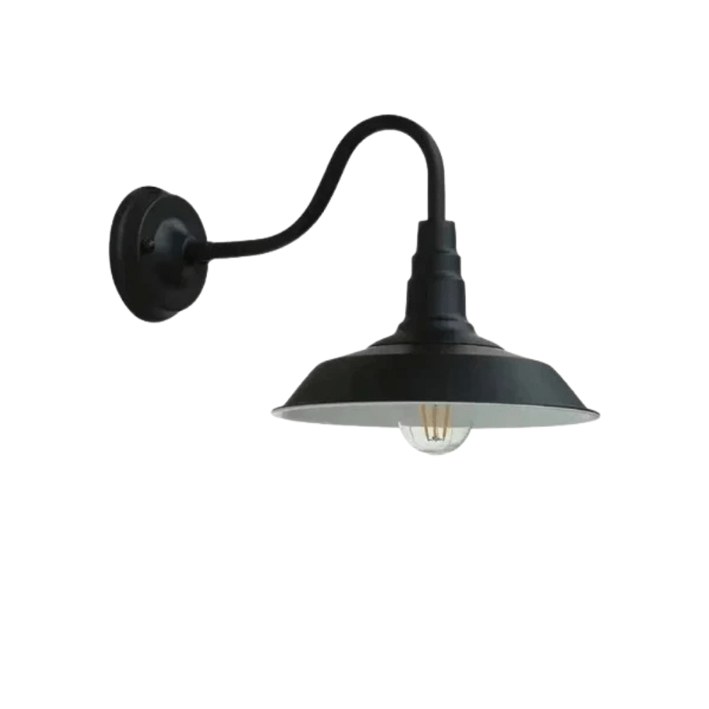 Retro LED Wandlampe mit E27 Fassung – Wasserdicht - Vintage-Stil - Schmiedeeisen - In mehreren Farben - Für Innen- und Aussenbereich