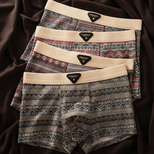 Retro Baumwoll-Boxershorts