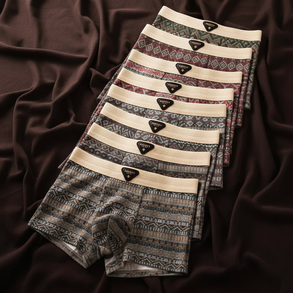 Retro Baumwoll-Boxershorts