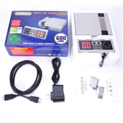 Retro-Spielkonsole mit 620 klassischen Spielen | Plug & Play