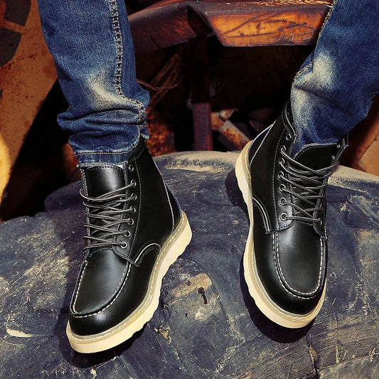 Retro Winterstiefel | Herren Winterschuhe für Herbst und Winter