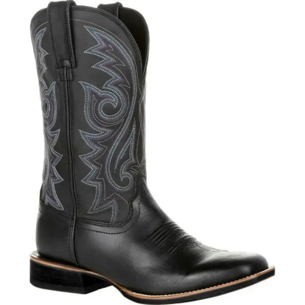 Robuster zuverlässiger warmer bequemer stilvoller eleganter modischer Herren-Cowboystiefel – wadenhohe Herrenschuhe