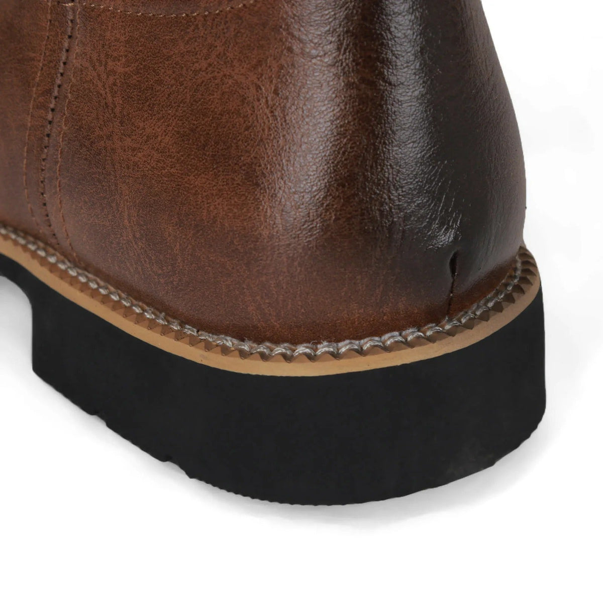 Robuster zuverlässiger warmer bequemer stilvoller eleganter modischer Herren-Cowboystiefel – wadenhohe Herrenschuhe