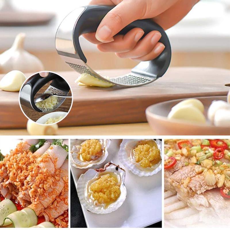 Knoblauchpresse aus Edelstahl - Einfaches und effizientes Kochen