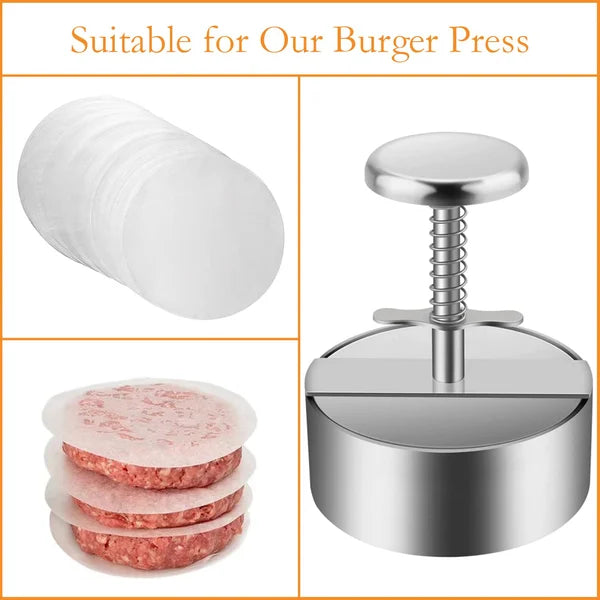 Edelstahl Hamburger-Presse | Perfekt für hausgemachte Patties