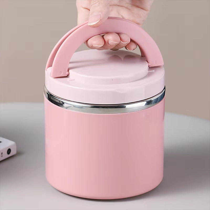 Thermo-Speisebehälter aus Edelstahl 630 ml oder 1000 ml – Auslaufsicher, doppelwandig, hält das Essen warm