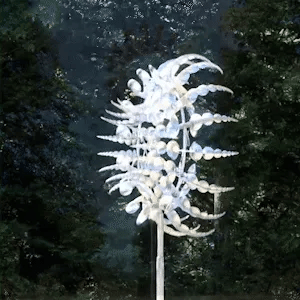 Rostfreies kinetisches Windspiel und Windrad aus Metall für Outdoor-Gartendekoration und Landschaftsgestaltung