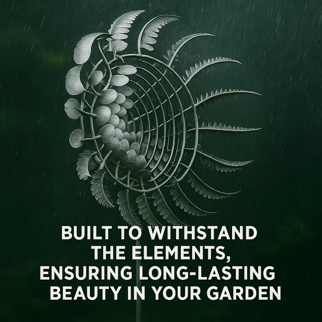 Rostfreies kinetisches Windspiel und Windrad aus Metall für Outdoor-Gartendekoration und Landschaftsgestaltung