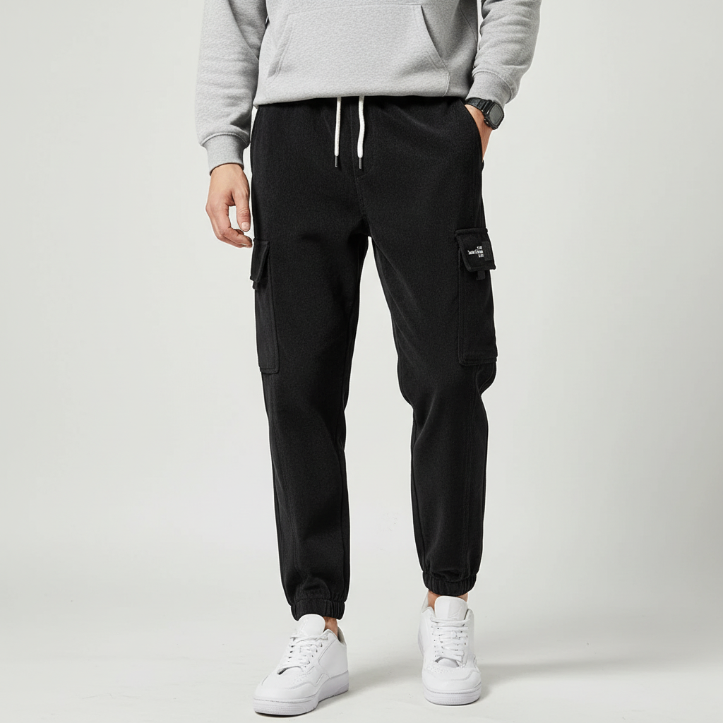 Cargo-Jogginghose mit elastischem Bund