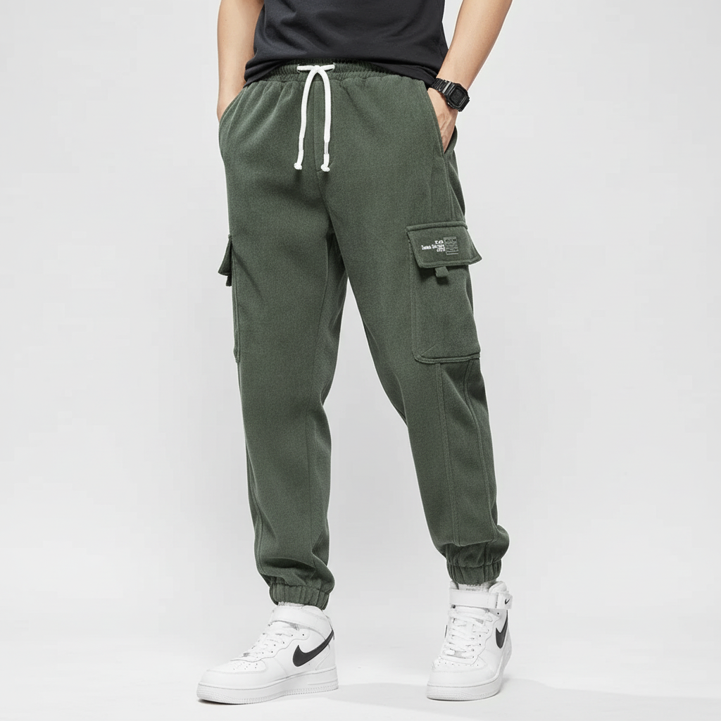 Cargo-Jogginghose mit elastischem Bund