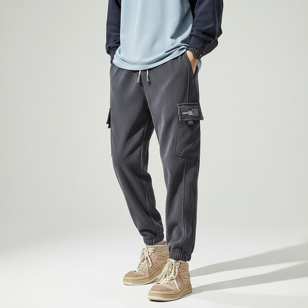 Cargo-Jogginghose mit elastischem Bund
