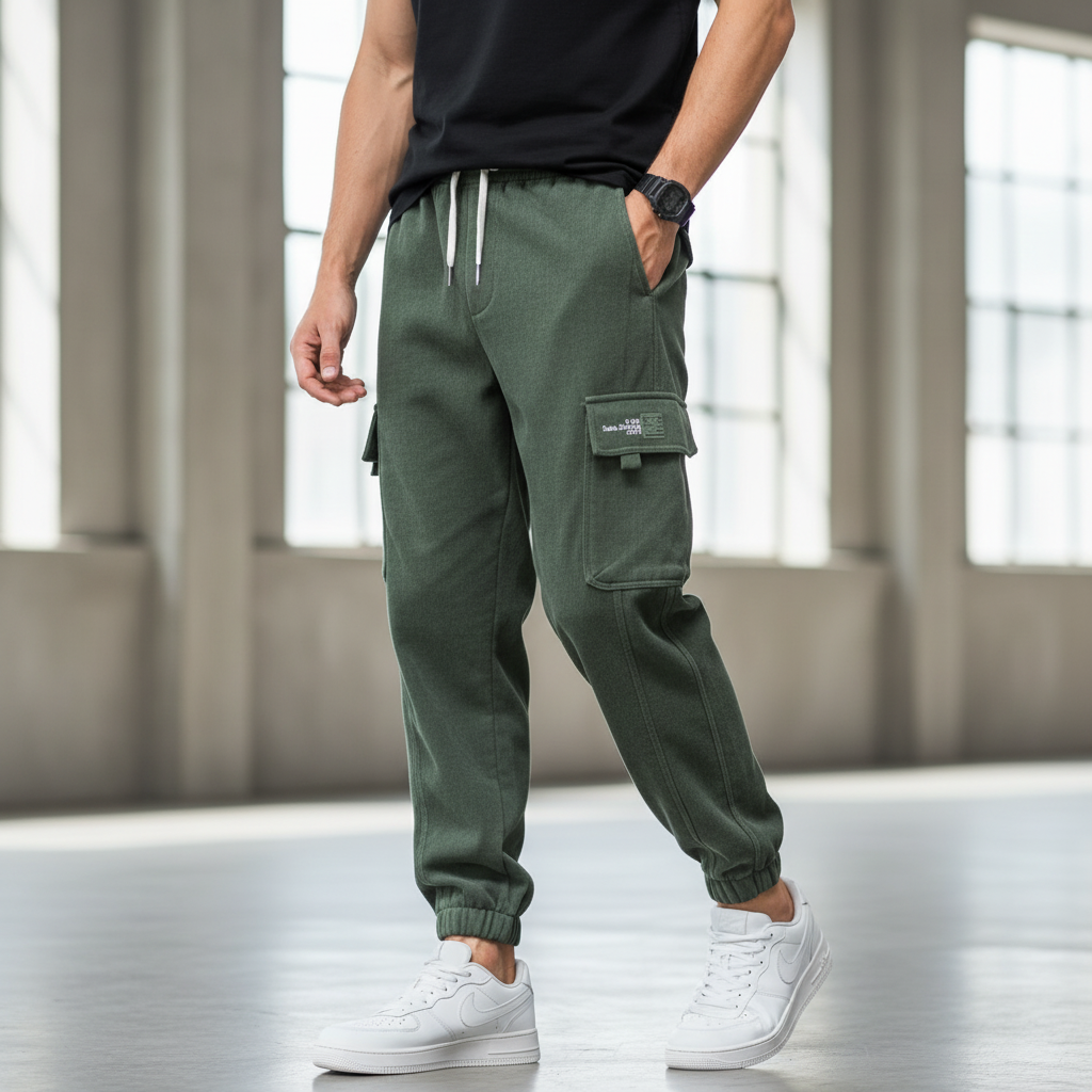 Cargo-Jogginghose mit elastischem Bund