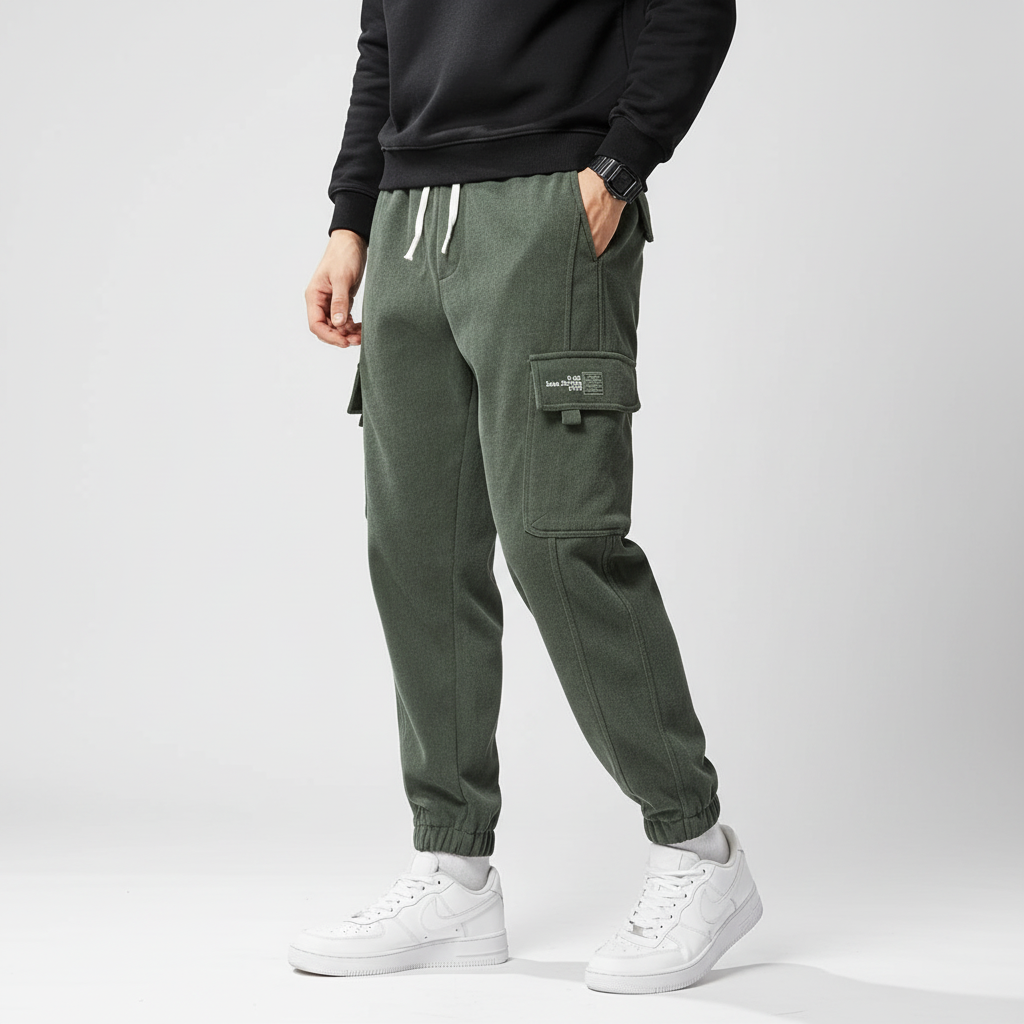 Cargo-Jogginghose mit elastischem Bund