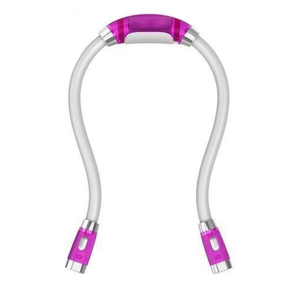Flexible, freihändige Strick- und Häkellampe – LED-Nackenlampe für Handarbeiten und Lesen