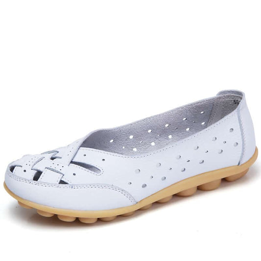 Flexibler, weich gepolsterter flacher Damenschuh