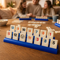Rummikub – klassisches Familien-Brettspiel mit Zahlen, Taktik und Strategie für 2-4 Spieler