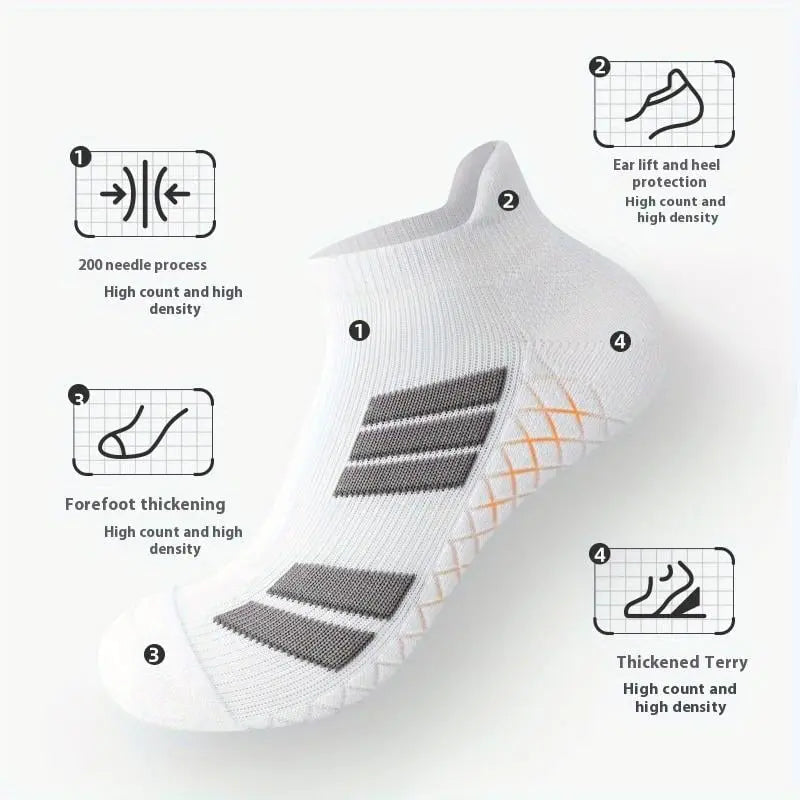Fersenschonende Sportsocken – Mit Fussgewölbestütze und Scheuerschutz