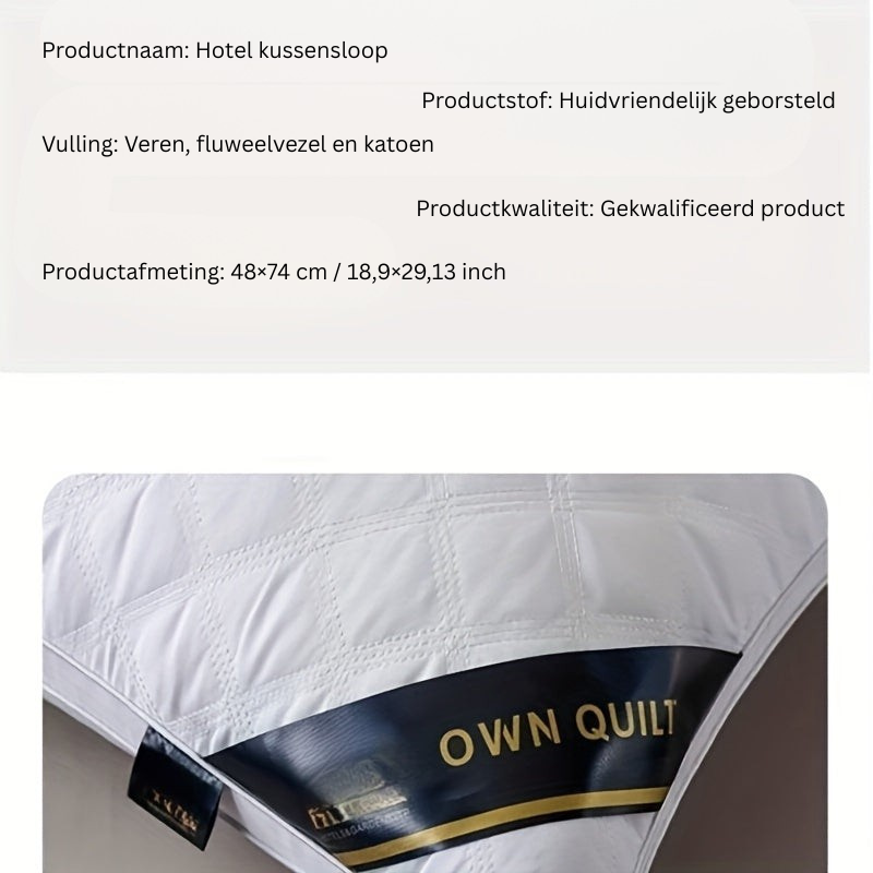Schlafkomfort-Set – 2 hypoallergene 3D-Kissen für Schlafkomfort in Hotelqualität