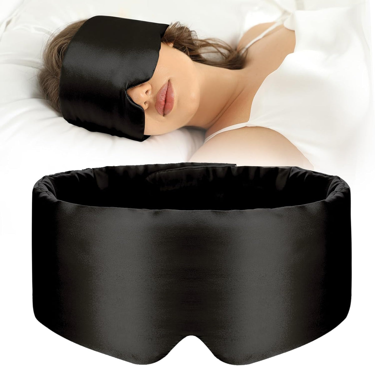 Schlafmaske aus Maulbeerseide