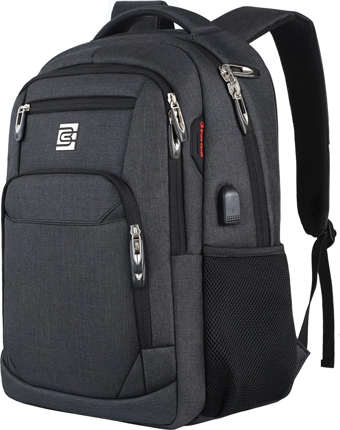 Schlanker Anti-Diebstahl-Laptop-Rucksack mit USB-Ladeanschluss