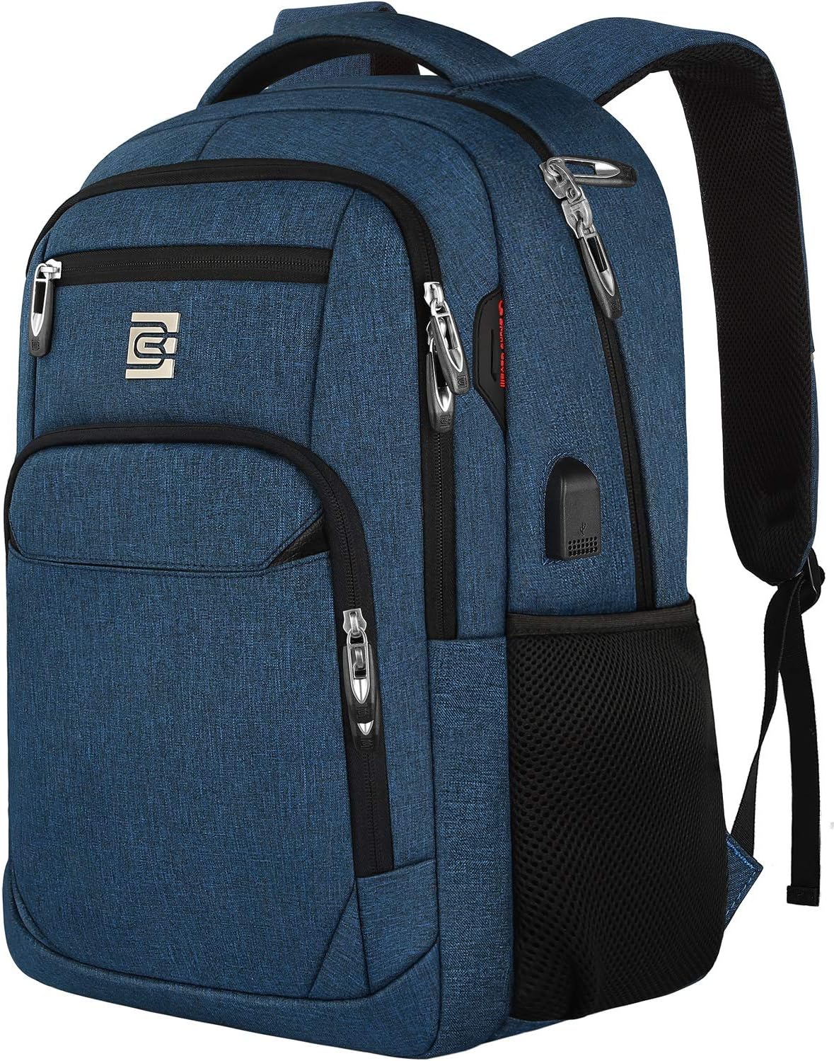 Schlanker Anti-Diebstahl-Laptop-Rucksack mit USB-Ladeanschluss
