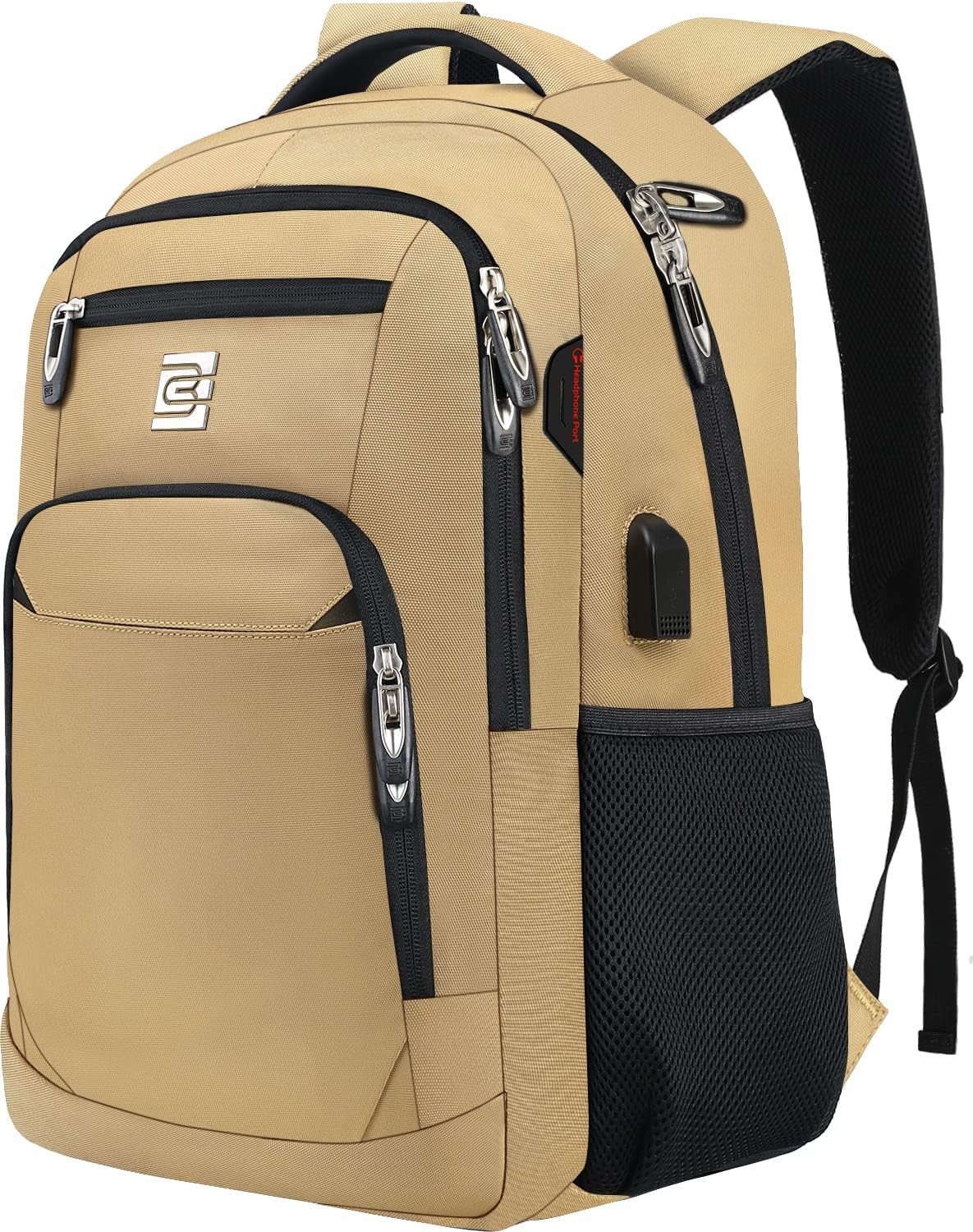 Schlanker Anti-Diebstahl-Laptop-Rucksack mit USB-Ladeanschluss