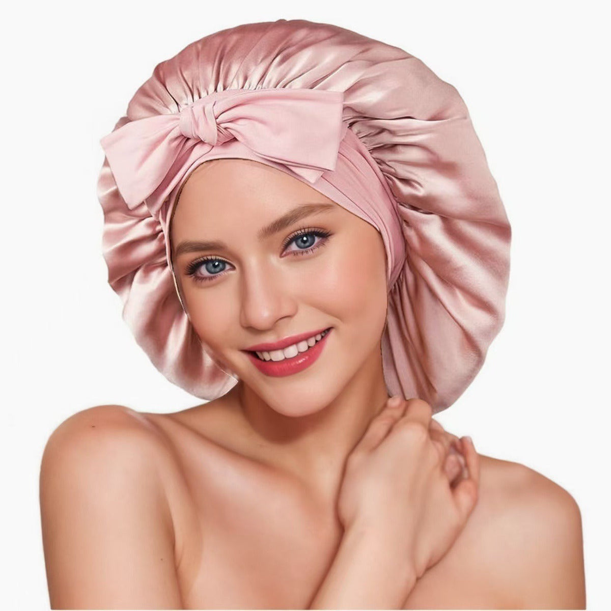 Seiden-Schlafmütze zum Schutz der Haare
