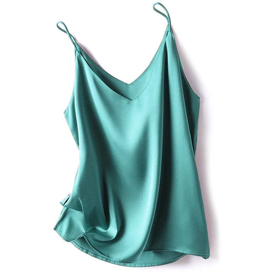 Seidig weiches Damen-Spaghetti-Top für elegante Lagen-Looks