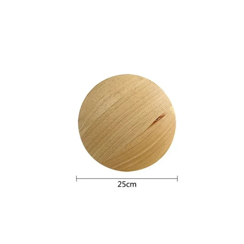 Skandinavische Holz-Wandleuchte mit warmem Licht und minimalistischem Design