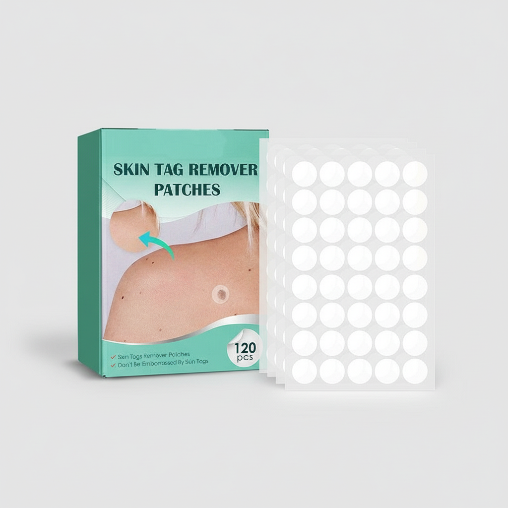 SkinClear Pflaster zur Entfernung von Hautanhängseln und Warzen | Hydrokolloid-Technologie | Schmerzfrei und diskret | Für alle Hauttypen | 120 Stück