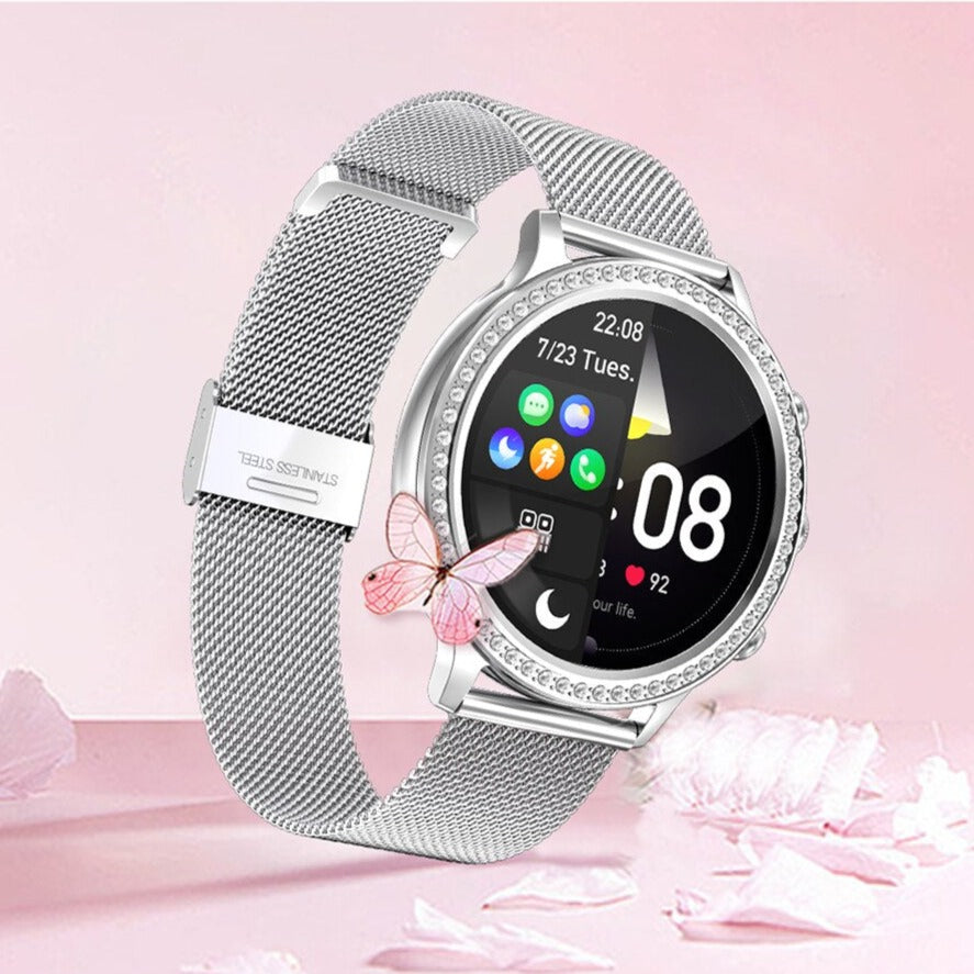 Smartwatch mit fortschrittlichem Gesundheits-Tracking und stilvollem Design