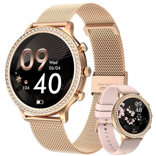 Smartwatch mit fortschrittlichem Gesundheits-Tracking und stilvollem Design