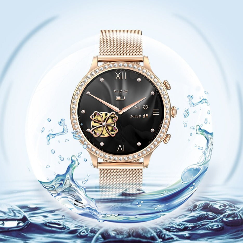 Smartwatch mit fortschrittlichem Gesundheits-Tracking und stilvollem Design