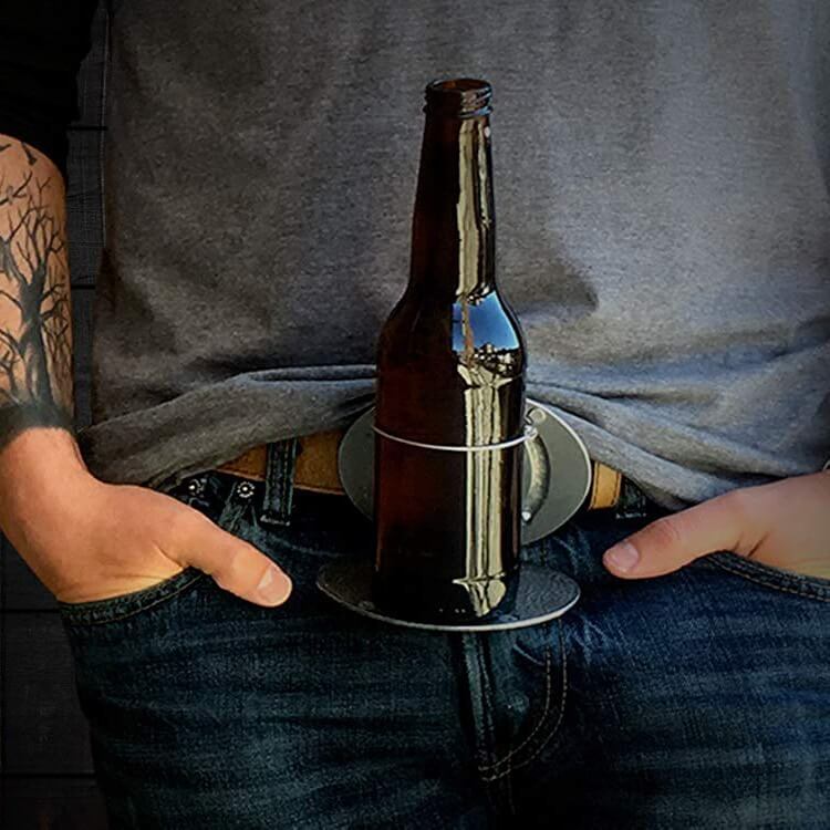 Bierhalter-Gürtelschnalle