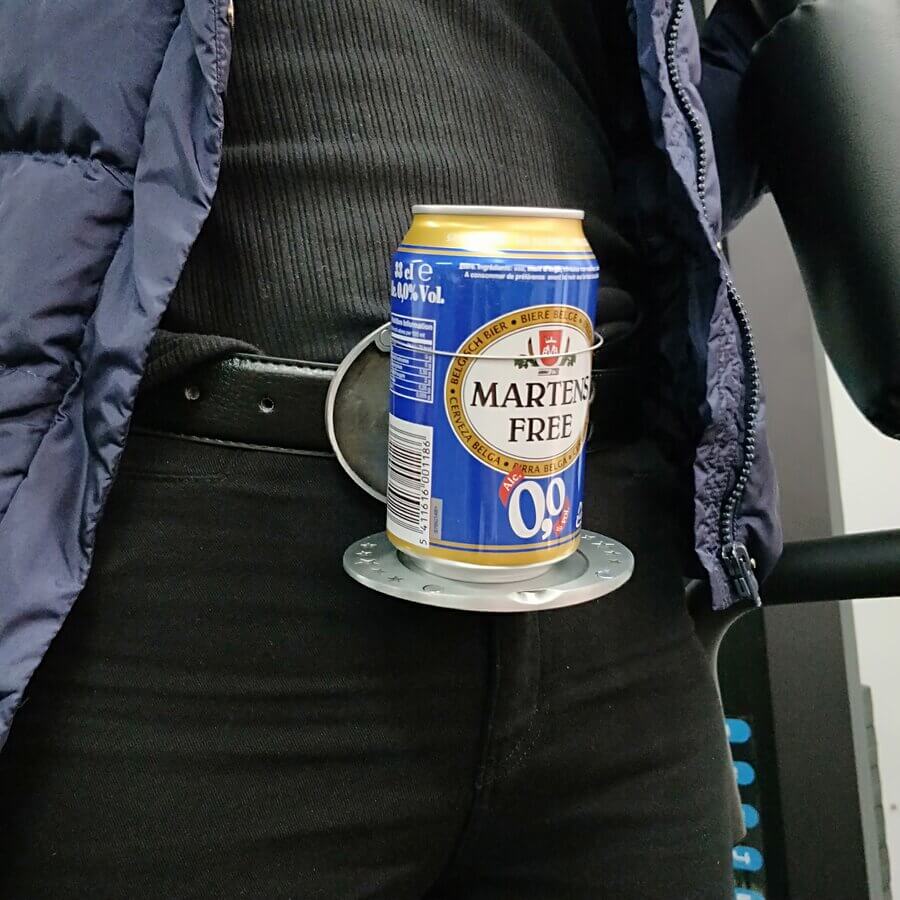 Bierhalter-Gürtelschnalle
