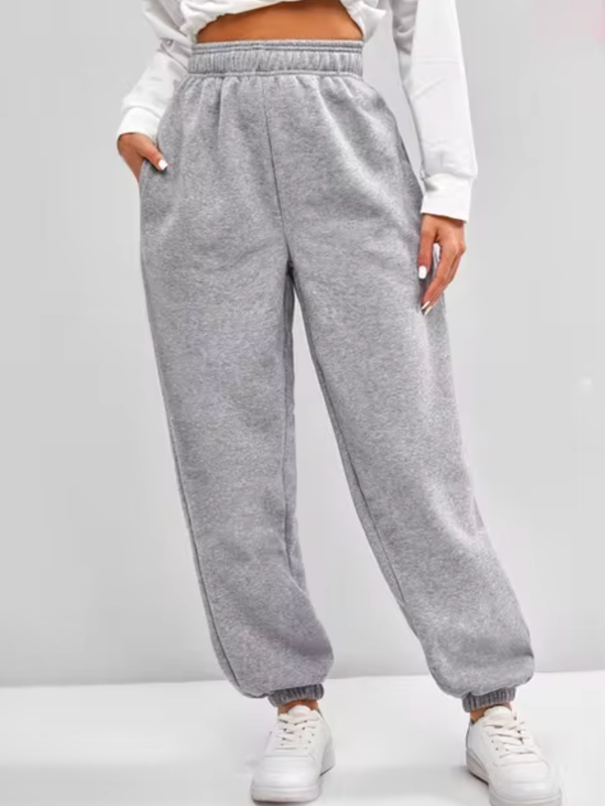 Sportliche Damen-Jogginghose | Hoher Bund