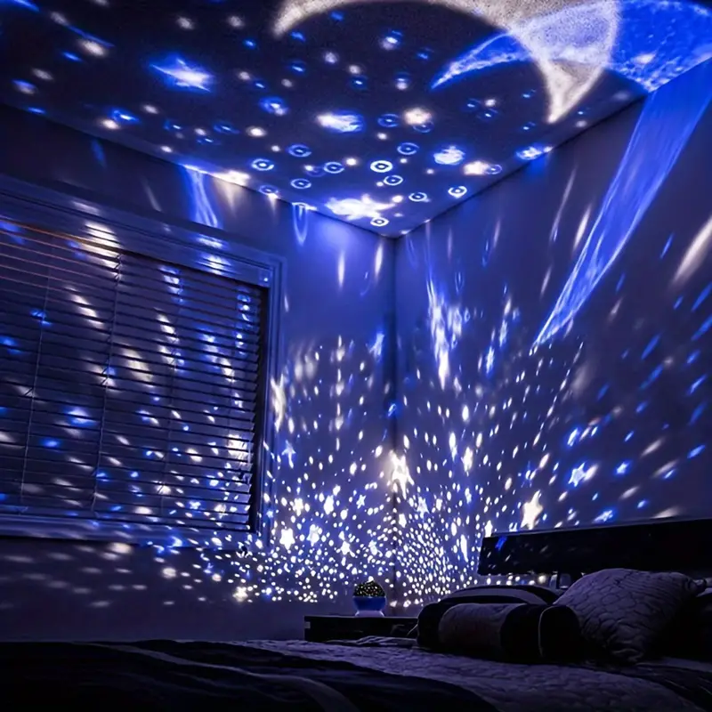 Sternenprojektor-Nachtlicht mit beruhigender Himmelsprojektion und Musik