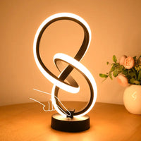 Stilvolle, dimmbare Lampe