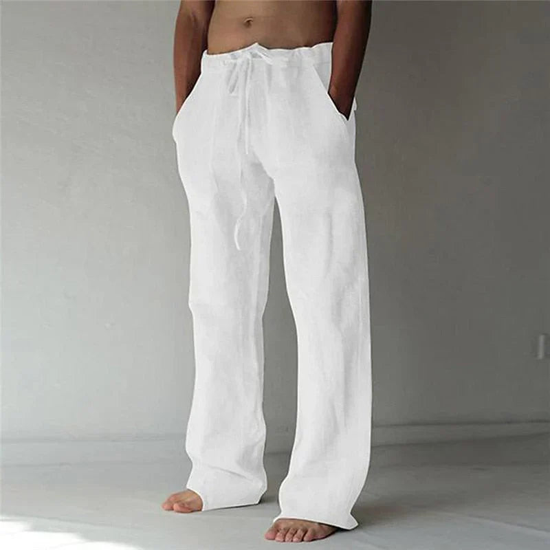 Stilvolle und bequeme Herrenhose mit weitem Bein