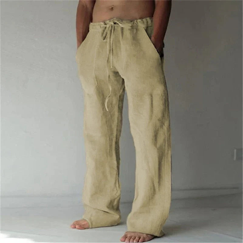 Stilvolle und bequeme Herrenhose mit weitem Bein