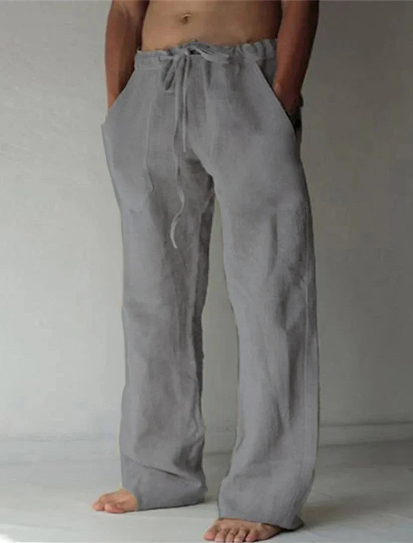 Stilvolle und bequeme Herrenhose mit weitem Bein