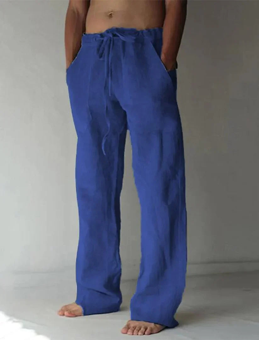 Stilvolle und bequeme Herrenhose mit weitem Bein
