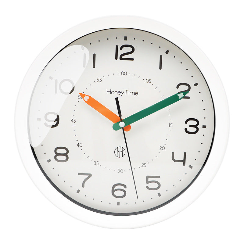 Stilvolle Wanduhr für Kinder | Äusserst leise | PVC und Metall | Perfekte Schlafzimmer- und Klassenzimmerdekoration