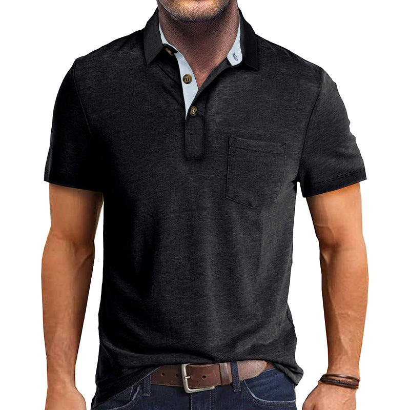 Stilvolles Herren-Poloshirt mit modernem Kragen