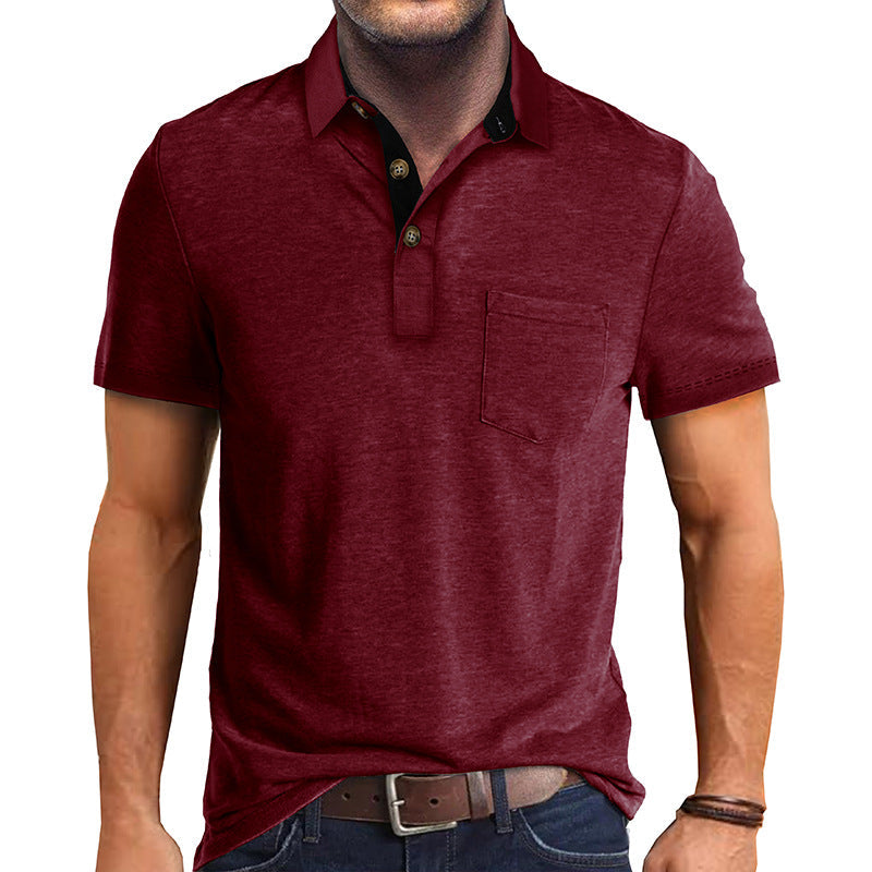 Stilvolles Herren-Poloshirt mit modernem Kragen