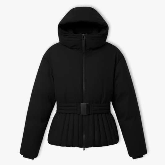 Stilvolle Damen-Winterskijacke mit Schoschendetail