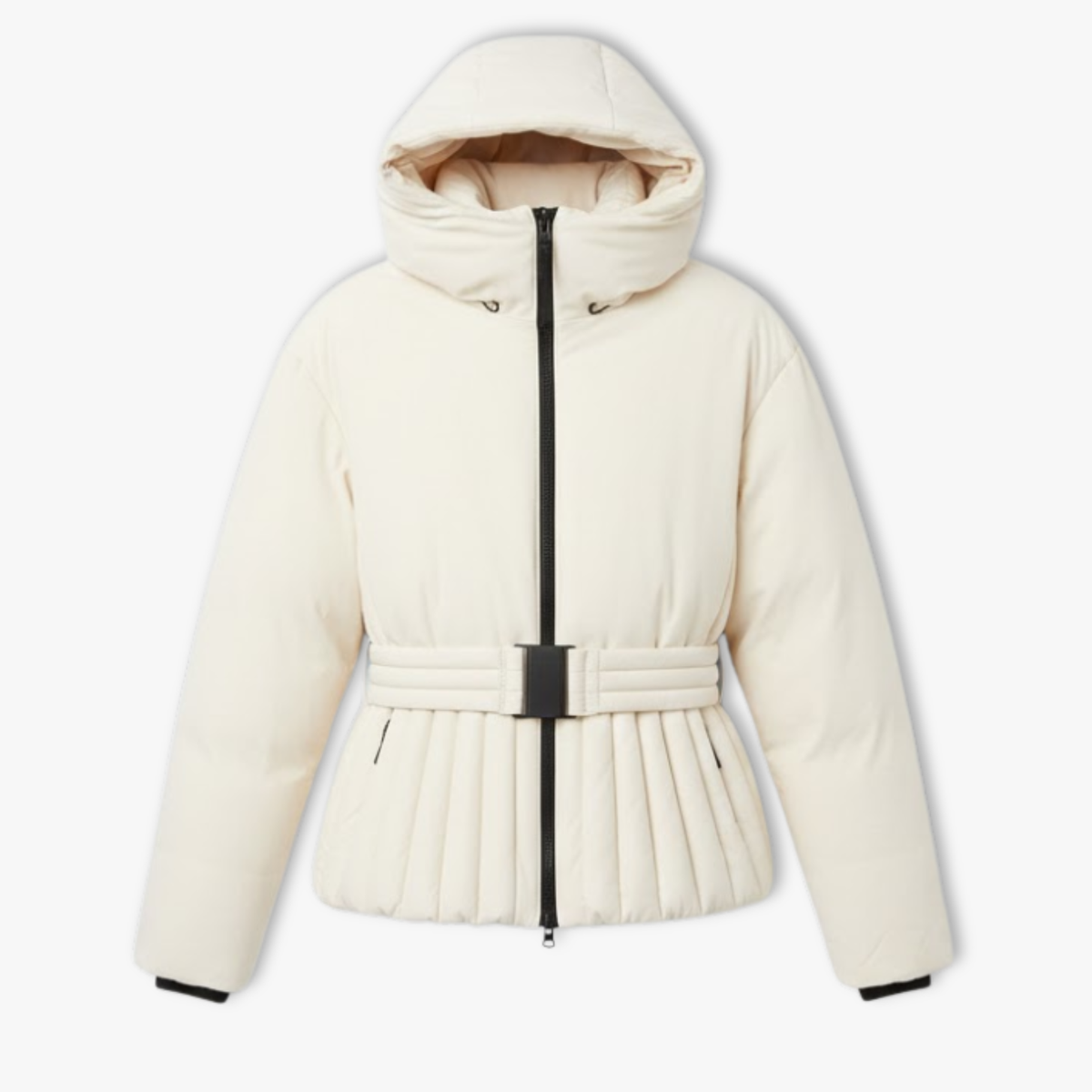 Stilvolle Damen-Winterskijacke mit Schoschendetail