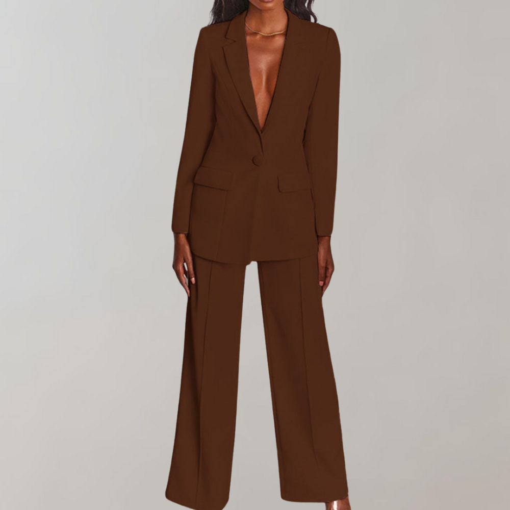 Stilvolles Blazer- und Hosenset