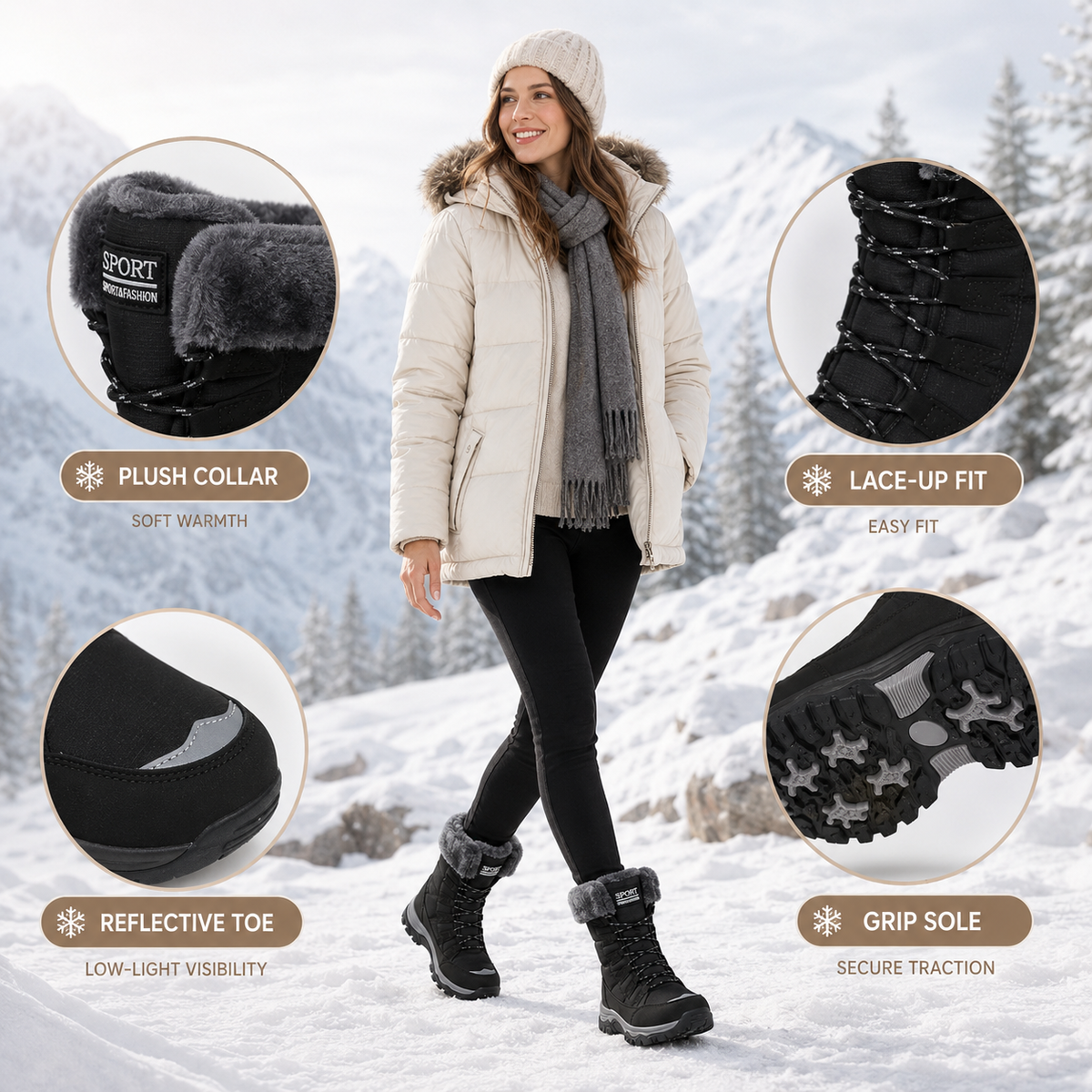 Stonepath halbhohe Stiefel