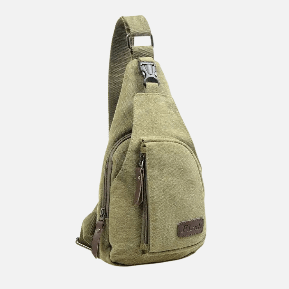 Strapazierfähige, verstellbare Canvas-Schultertasche - Praktisch und langlebig